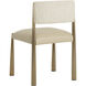 Bayard Antique Brass / Napa Beige / Santa Cruz Oatmeal Dining Chair